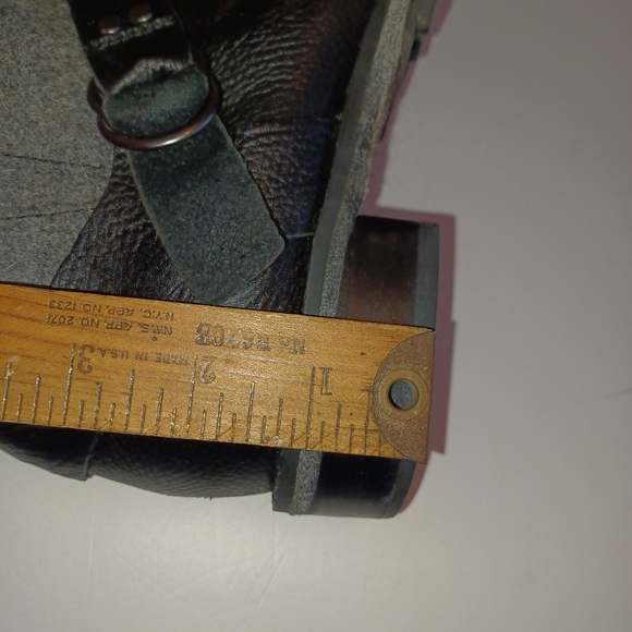 Woolrich Baltimore Leather and Wool Ankle Moto Boots Women's Sz 7 - Picture 4 of 7